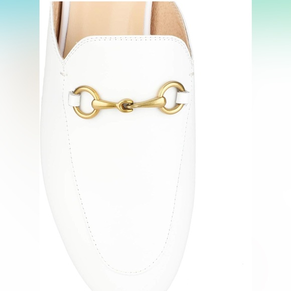 NEW White Mule Slides - Picture 3 of 13